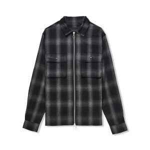Stampd Mason Shirt Zip-Up Black 1 SM